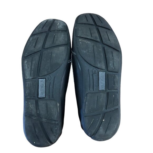 Tommy Hilfiger Mens Size 9 EUR 42 Dathan Black Driving Moccasins Shoes Loafers - Picture 5 of 10